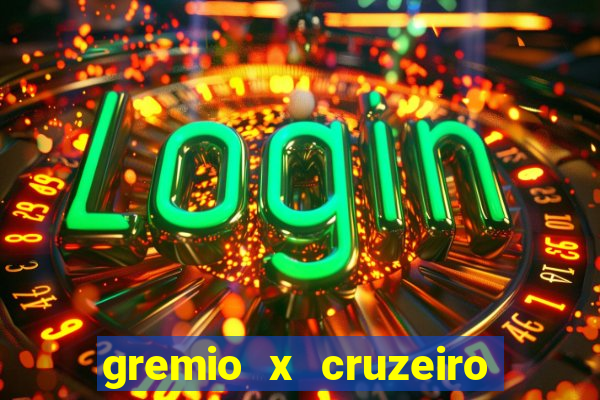 gremio x cruzeiro ao vivo hd